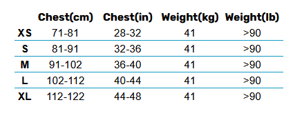 2025 Hyperlite Womens Vests 0 Grentabelle